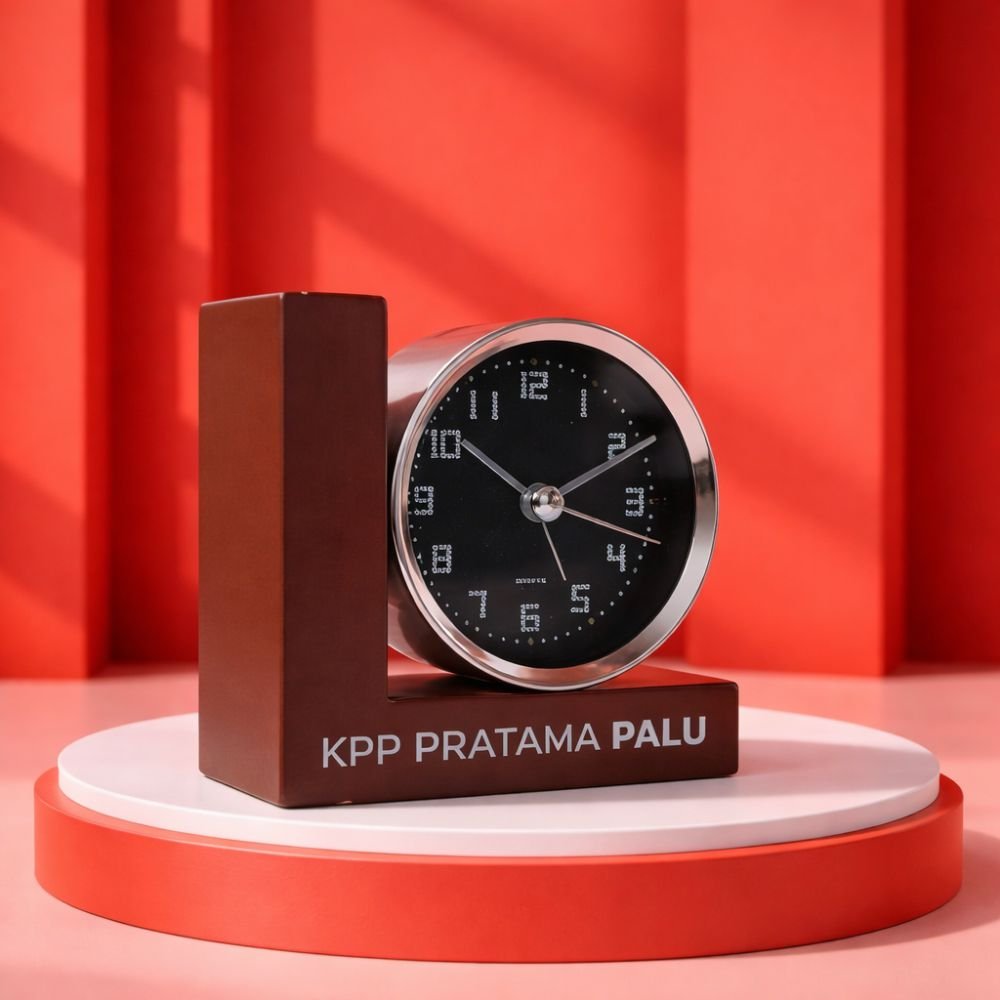 Jam Meja Kayu JMK 001