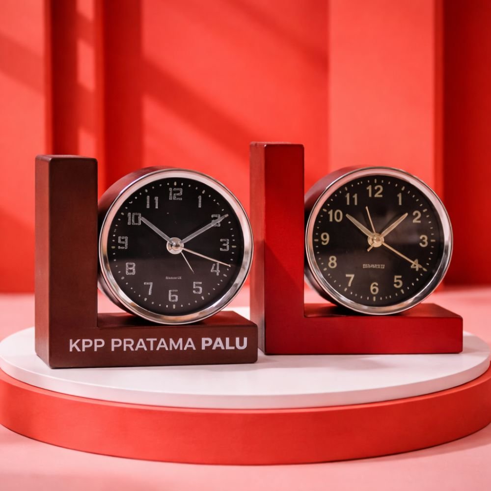 Jam Meja Kayu JMK 001 - Image 2