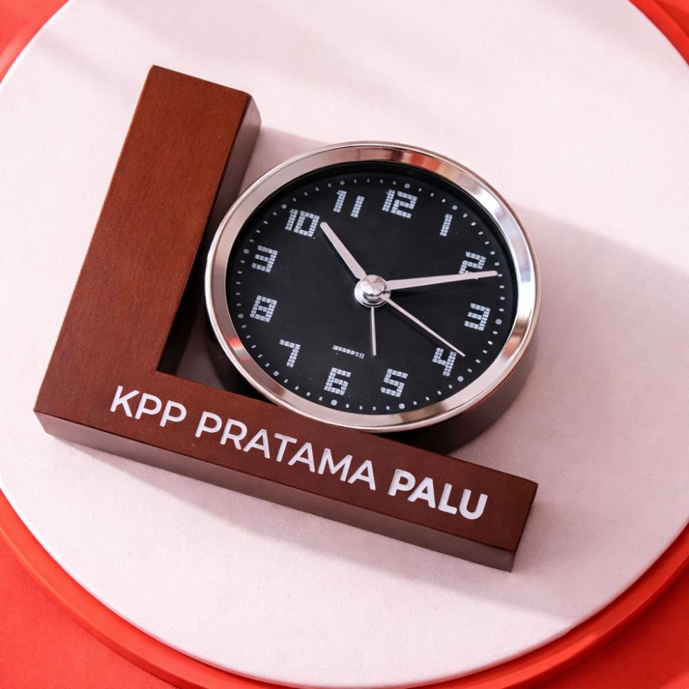 Jam Meja Kayu JMK 001 - Image 3