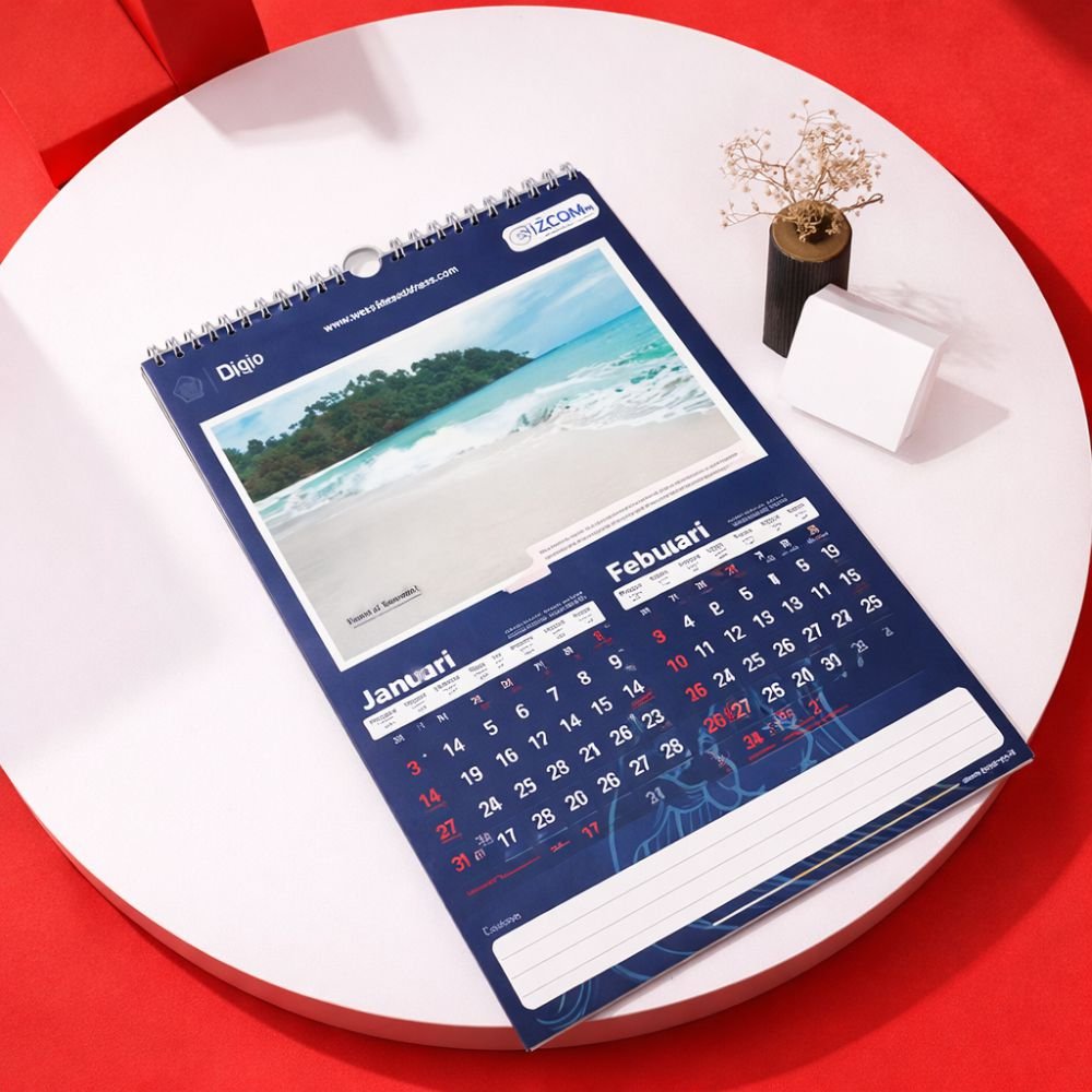 Kalender Dinding Spiral Gantung Atas KDS 001 - Image 2